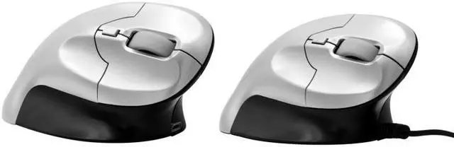 Alt view image 3 of 4 - G70 Wireless & Wired Vertical Mouse Ergonomic Optical Mouse, Style: Wireless Charging Version Wireless Charging Version