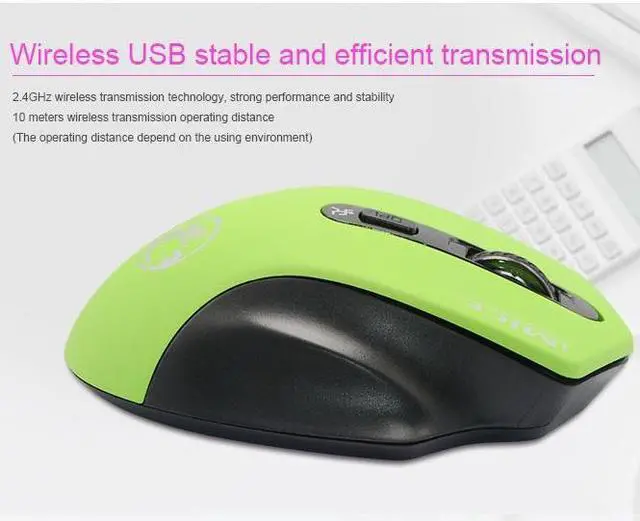 Alt view image 4 of 7 - iMICE 2.4GHz 2000DPI Adjustable USB 3.0 Receiver Optical Computer Mouse