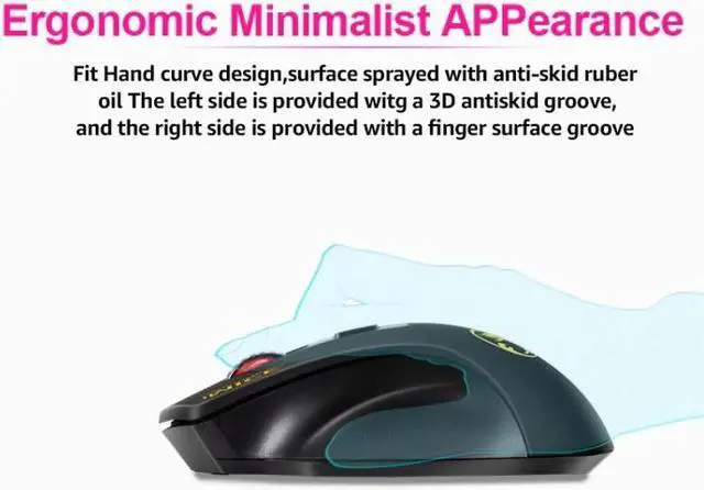 Alt view image 6 of 7 - iMICE 2.4GHz 2000DPI Adjustable USB 3.0 Receiver Optical Computer Mouse