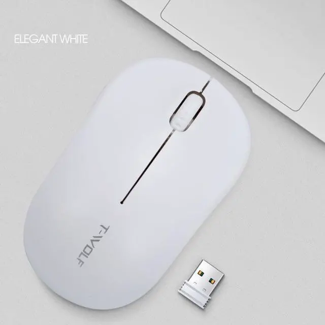 Alt view image 5 of 5 - T-WOLF Q4 3 Keys 2.4GHz Wireless Mouse Desktop Computer Notebook Game Mouse (Black)