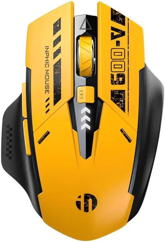 Main image of Inphic A9 Bluetooth 3 Mode Mouse Silent Charging Mechanical Feel Wireless Mouse A9