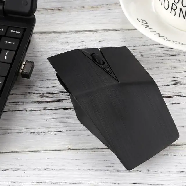 Alt view image 7 of 7 - 2.4GHz USB Receiver Adjustable 1200 DPI Wireless Optical Mouse for Computer PC Laptop (Black)