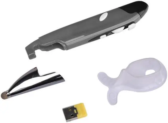 Alt view image 5 of 7 - PR-06 4-keys Smart Wireless Optical Mouse with Stylus Pen Function (Red)