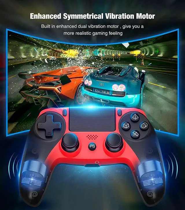 Alt view image 5 of 6 - For PS4 Wireless Bluetooth Game Controller