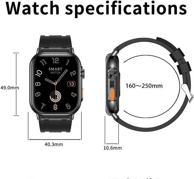 Alt view image 6 of 6 - NFC Bluetooth Call Smart Watch Men 320*385 HD Screen Fitness Tracker IP68Waterproof Fashion Women SmartWatch For Android IOS