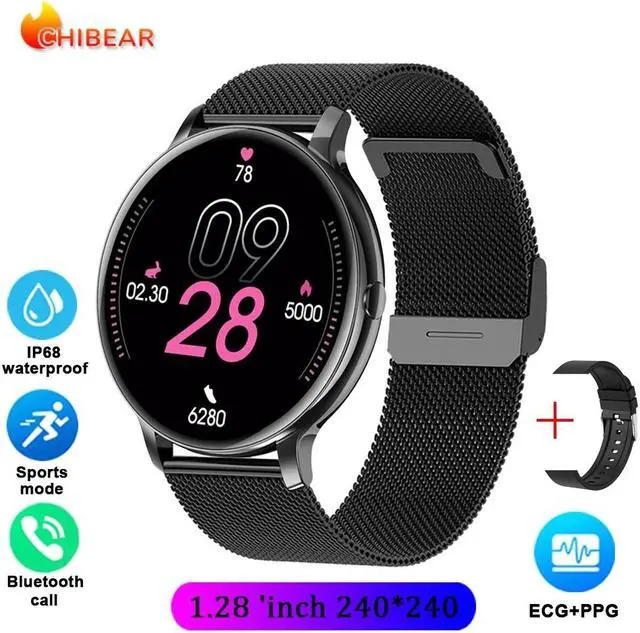 Main image of 2024 Women's Smartwatch Bluetooth Calling Watch Sports Fitness Heart Rate Monitor Blood Oxygen Men's Smart Watch for Women IOS