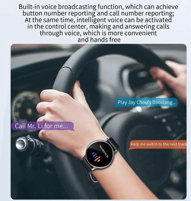 Alt view image 5 of 6 - 2024 Women's Smartwatch Bluetooth Calling Watch Sports Fitness Heart Rate Monitor Blood Oxygen Men's Smart Watch for Women IOS