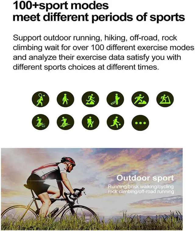 Alt view image 3 of 6 - 123 Outdoor Sports Mode Bluetooth Call Smart Watch 1.99"450*454 HD Screen Watch Voice Assistant Waterproof Men's Smartwatch