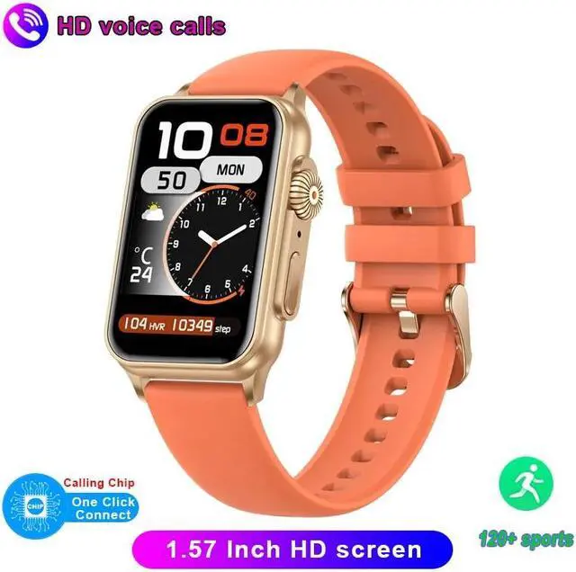 Main image of Smartwatch Men Women 1.57Inch HD Screen Health Monitoring Fitness Tracker Voice Assistant Bluetooth Call Sports Smart Watch