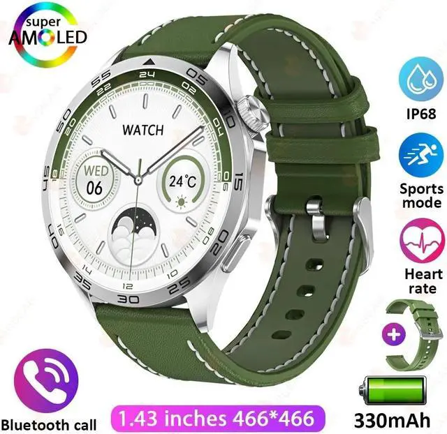 Main image of Bluetooth Call Men Smart Watch Men AMOLED HD Screen GPS Sport Fitness Watches 1.43 inch With Compass IP68 Waterproof Smartwatch