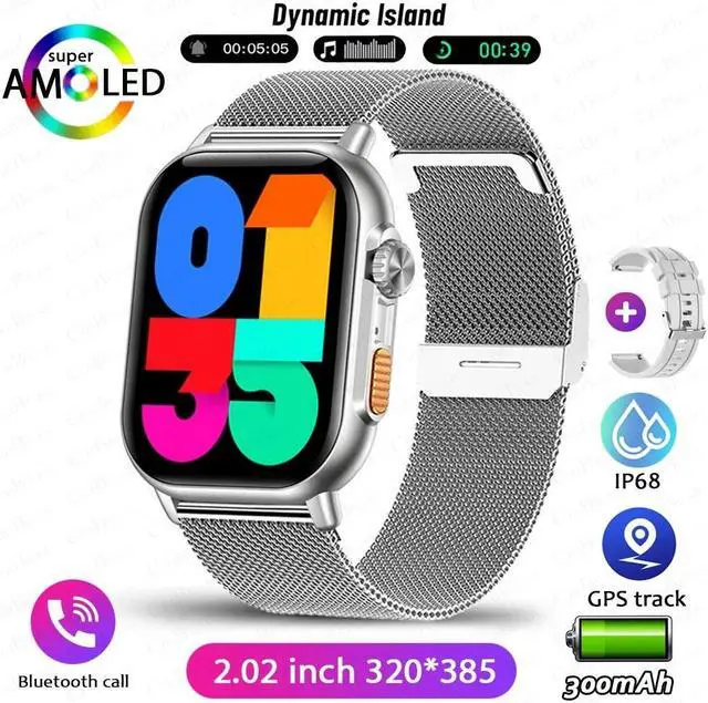 Main image of NFC Bluetooth Call Smart Watch Men 320*385 HD Screen Fitness Tracker IP68Waterproof Fashion Women SmartWatch For Android IOS