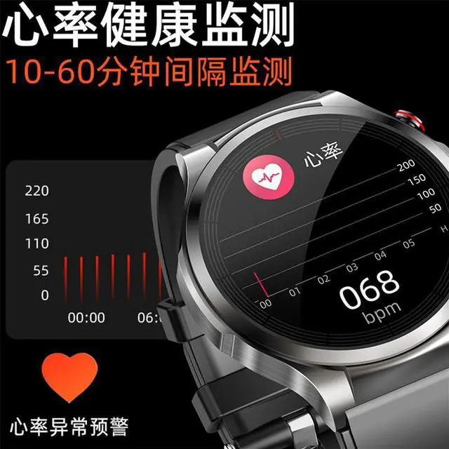 Alt view image 3 of 6 - W11pro Smart Watch Non-Invasive Blood Glucose Electrocardiogram Blood Pressure Ecg Heart Rate Body Temperature Health Sports Watch