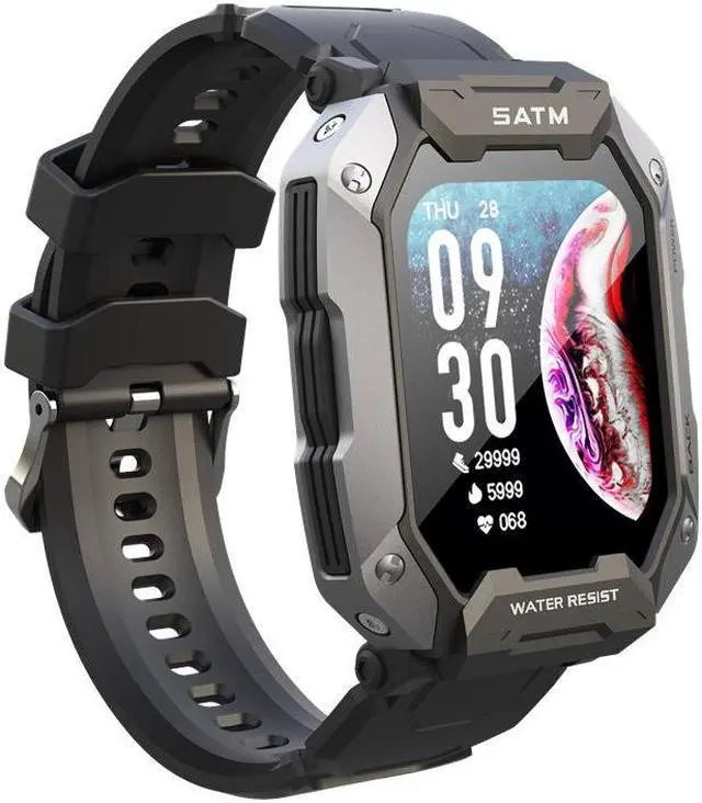 Alt view image 3 of 5 - C20 Smart Watch Heart Rate Blood Pressure Monitoring Multi-Dial Multi-Movement Mode Step Meter Bracelet