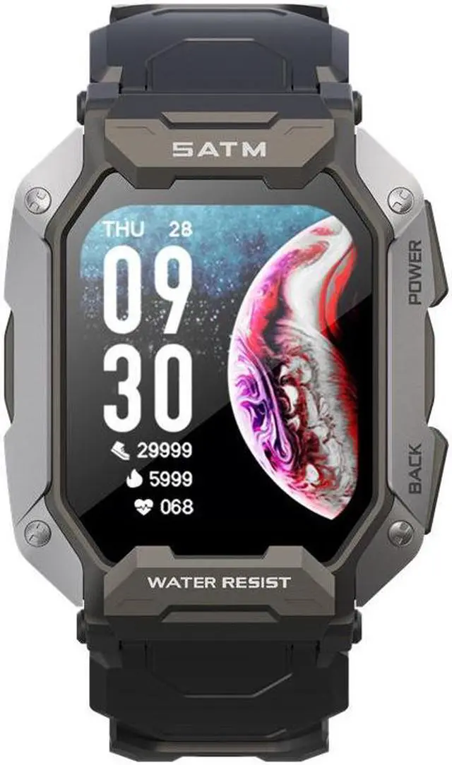 Alt view image 4 of 5 - C20 Smart Watch Heart Rate Blood Pressure Monitoring Multi-Dial Multi-Movement Mode Step Meter Bracelet