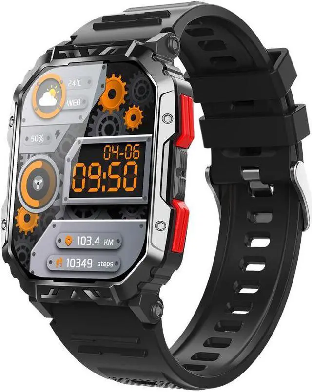 Alt view image 5 of 7 - F407 Smart Watch Bluetooth Call Three-Proof Outdoor Heart Rate Blood Glucose Monitoring Sports Pedometer Watch