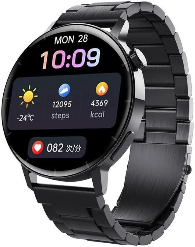 F22r Bluetooth Call Smart Watch Round Screen Body Temperature