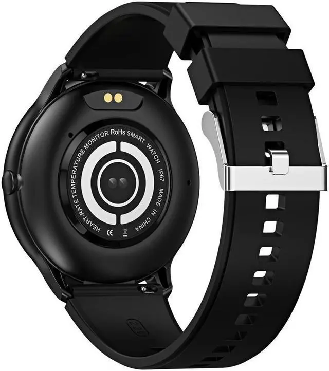 Alt view image 2 of 5 - Hdt6 Smart Watch Hd Round Screen Heart Rate Sleep Monitoring Sports Pedometer Watch