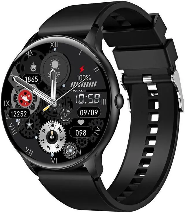Alt view image 5 of 5 - Hdt6 Smart Watch Hd Round Screen Heart Rate Sleep Monitoring Sports Pedometer Watch