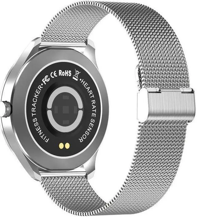 Alt view image 2 of 5 - Q9l Smart Watch 1.28 Inch Full Circle Full Touch Screen Dual Ui Dial Heart Rate Monitoring Sports Pedometer Bracelet