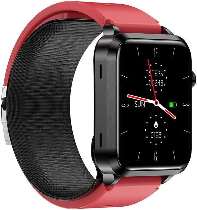 Alt view image 3 of 5 - S11 Air Pump Smart Watch Bluetooth Call Blood Pressure Ecg Ecg Blood Glucose Health Monitoring Remote Relatives And Friends