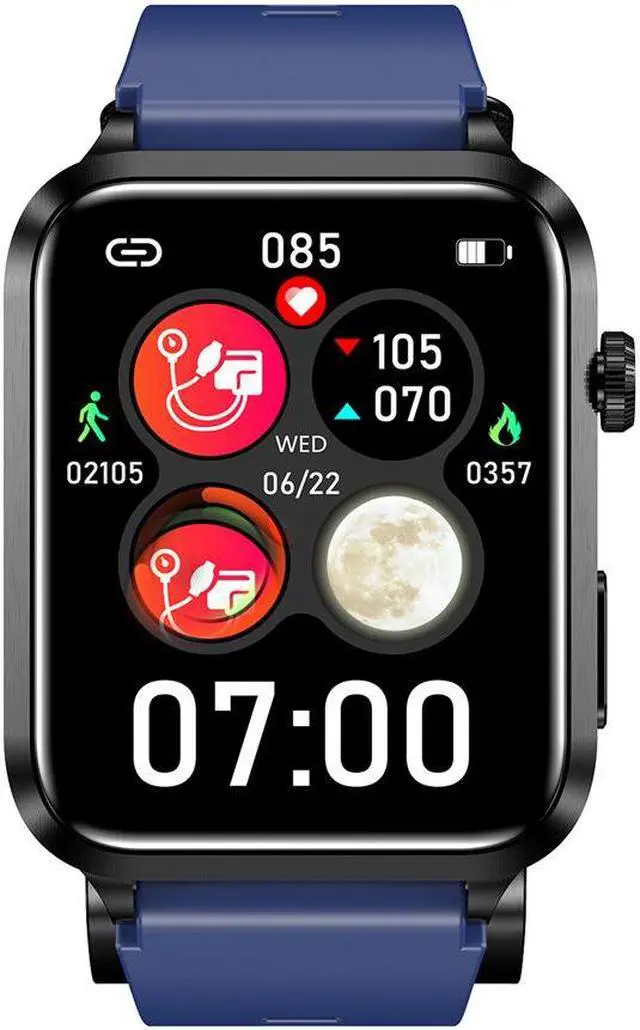 Alt view image 4 of 5 - S11 Air Pump Smart Watch Bluetooth Call Blood Pressure Ecg Ecg Blood Glucose Health Monitoring Remote Relatives And Friends