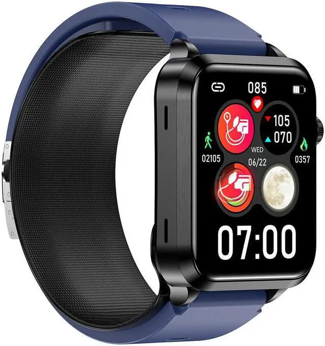 Alt view image 5 of 5 - S11 Air Pump Smart Watch Bluetooth Call Blood Pressure Ecg Ecg Blood Glucose Health Monitoring Remote Relatives And Friends