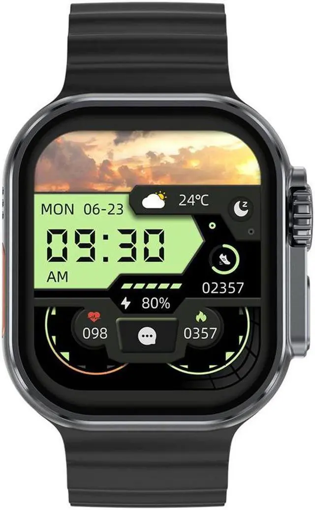 Alt view image 5 of 7 - Iw9 Ultra Smart Watch Bluetooth Calling Amoled Screen Heart Rate Blood Pressure Monitoring Payment Nfc Access Control