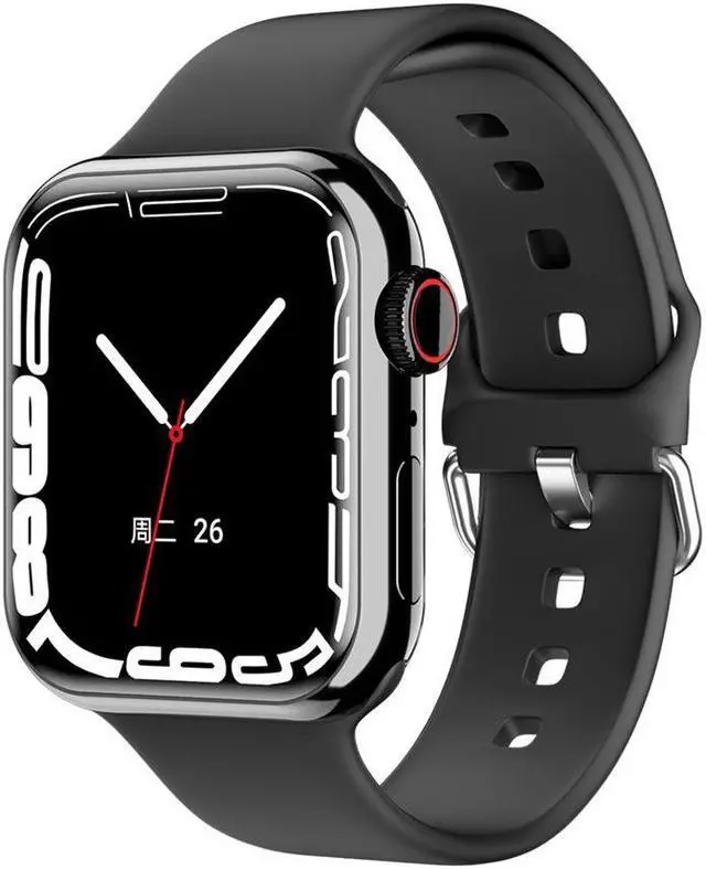 Alt view image 6 of 7 - Iw9mini Smartwatch Bluetooth Call Heart Rate Blood Pressure Blood Oxygen Message Alert Nfc Smart Island S9