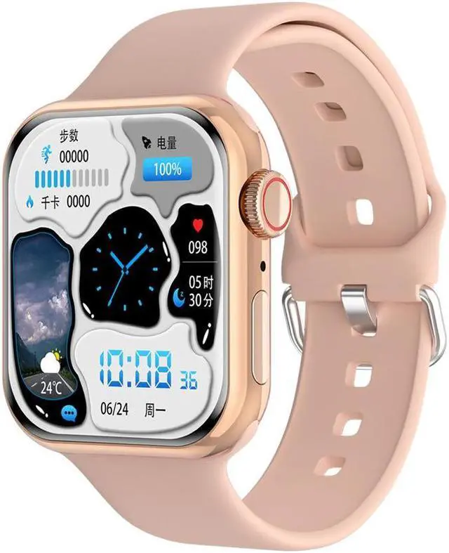 Main image of Iw9mini Smartwatch Bluetooth Call Heart Rate Blood Pressure Blood Oxygen Message Alert Nfc Smart Island S9