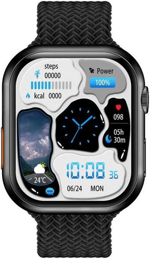 Alt view image 5 of 5 - Z81 Promax Smart Watch Double Strap Smart Island Small Game S9 Watch