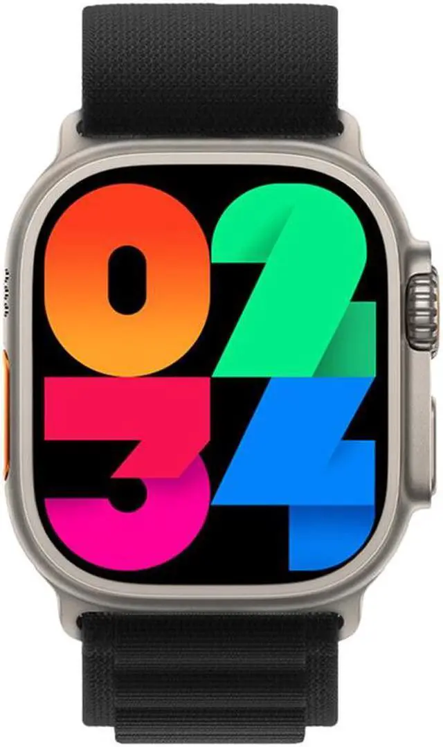 Alt view image 2 of 5 - Js9 Ultra Max Smartwatch Bluetooth Call Heart Rate Blood Oxygen Blood Pressure Blood Glucose Monitoring Compass Dial