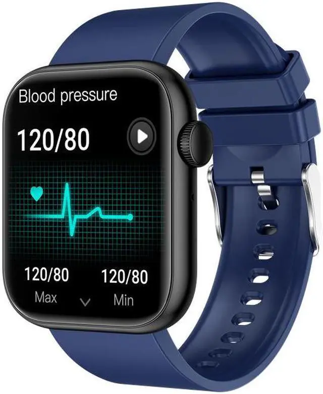 Alt view image 4 of 5 - Smart Watch Qx7 Bluetooth Calling Body Temperature Heart Rate Blood Oxygen Monitoring Voice Assistant Sports