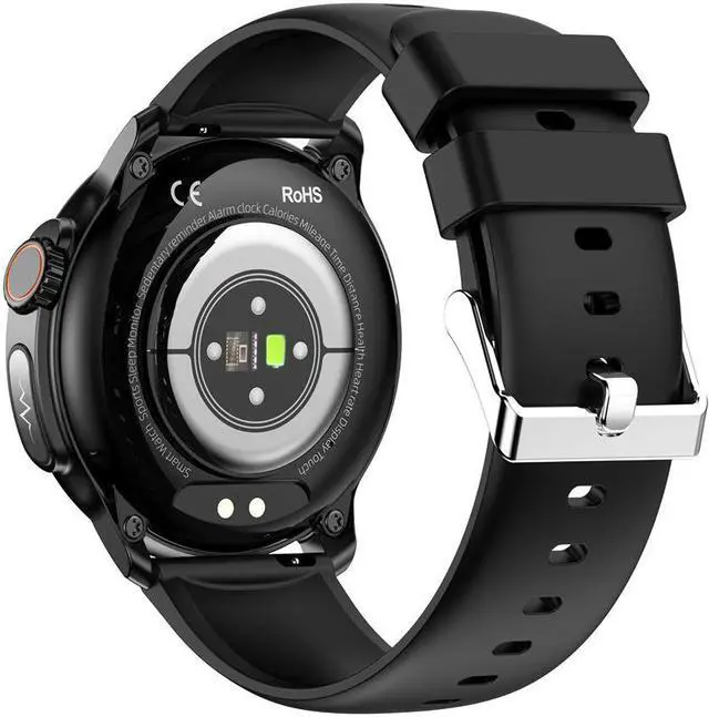 Alt view image 2 of 7 - Et481 Non-Invasive Blood Glucose Smart Watch Bluetooth Calling Ecg Uric Acid Blood Lipid Monitoring