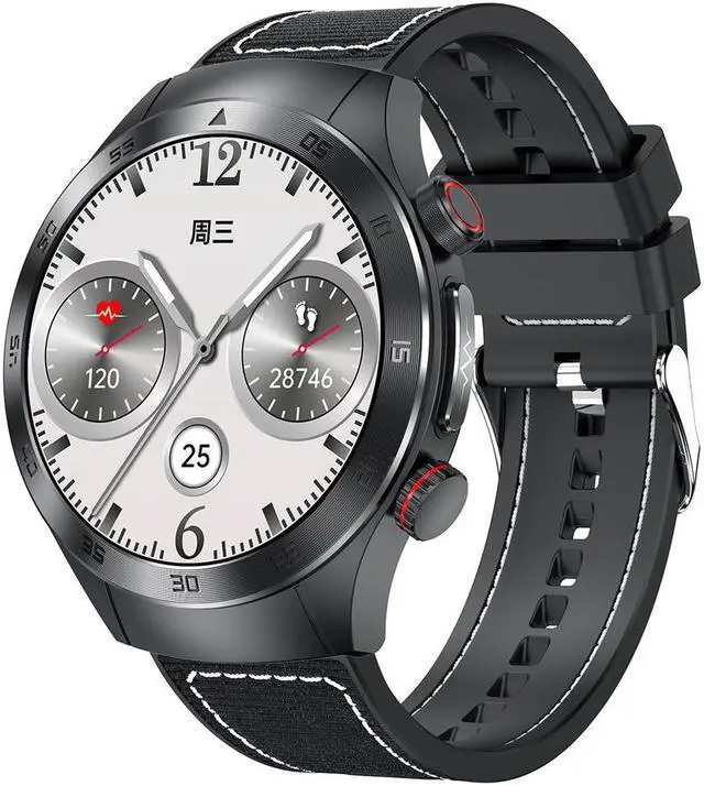 Alt view image 4 of 5 - E800 Smart Watch Bluetooth Calling Heart Rate Body Fat Sos Ecg Health Running Sports Batch