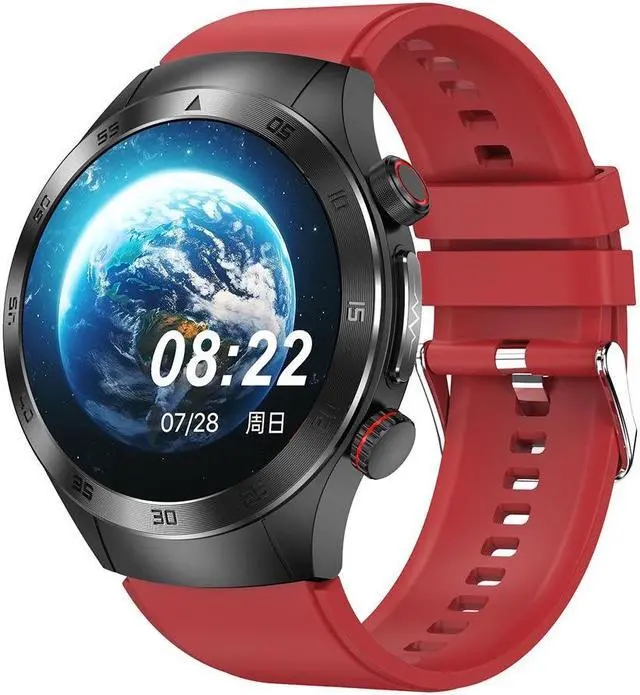 Alt view image 3 of 5 - E800 Smart Watch Bluetooth Calling Heart Rate Body Fat Sos Ecg Health Running Sports Batch