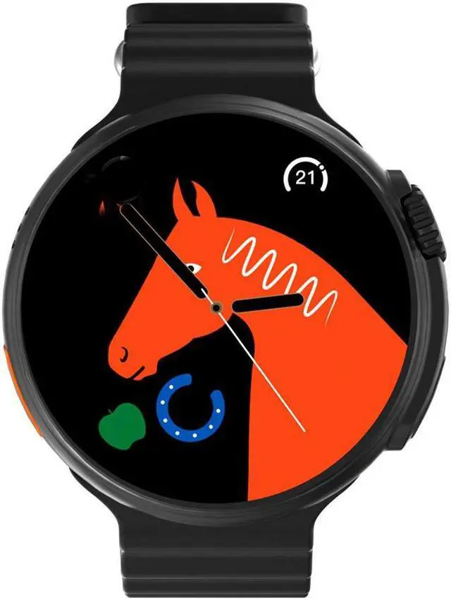 Alt view image 5 of 5 - Gt9 Smart Watch 1.52 Round Screen Wireless Charger Nfc Bluetooth Calling Information Push Sports Bracelet