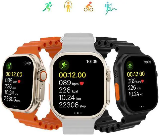 Alt view image 3 of 5 - S9 Bluetooth Calling Smart Watch W9 Ultrapro Offline Payment Nfc Access Control Smartwatch