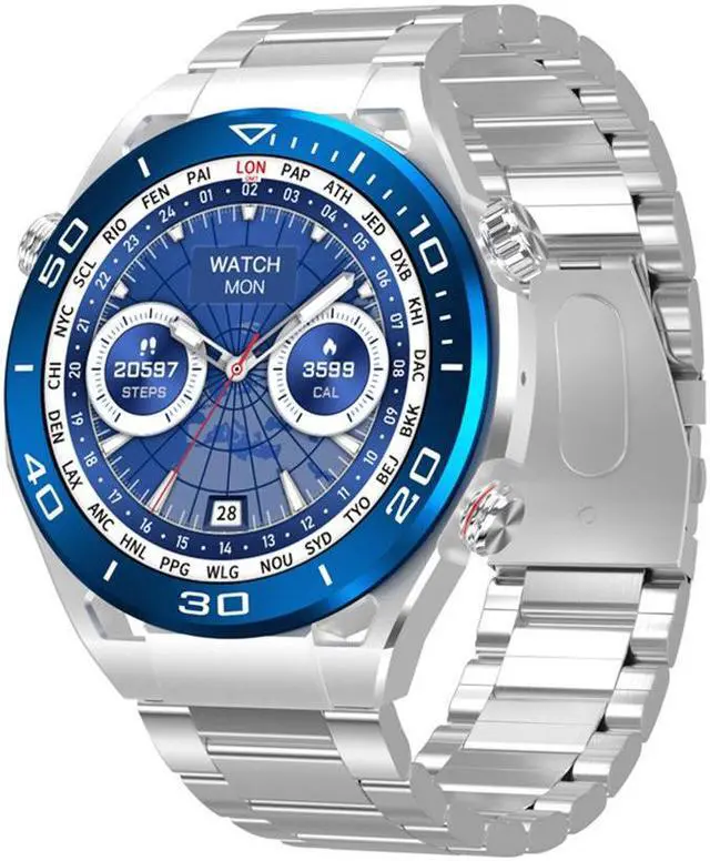 Alt view image 3 of 7 - Mt15s Smart Watch Bluetooth Calling Large Screen Music Compass Offline Payment Sports Nfc Access Control