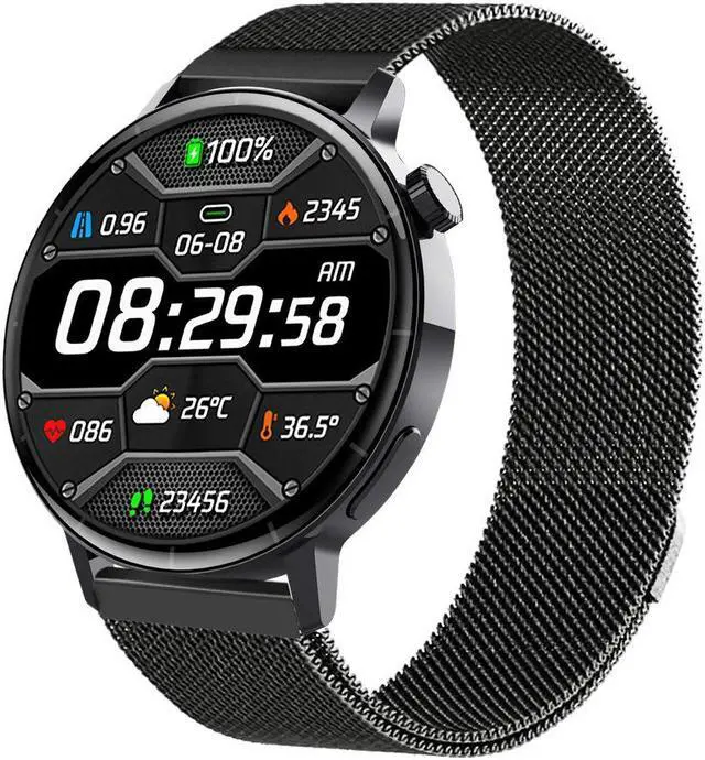 Main image of F67s Smart Watch Third Generation Blood Glucose Red Light True Blood Oxygen Pressure Test Body Temperature Hrv Call Sports Bracelet