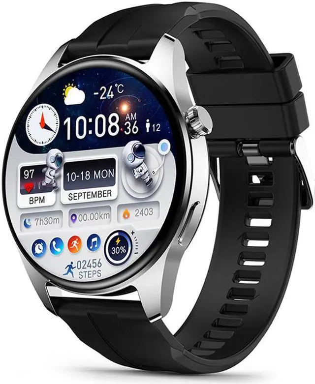 Alt view image 3 of 7 - Master Qiao 4 Generation Hk4hero Smart Watch Amoled Screen Call Ride Code Nfc Compass Interest Screen Pointer