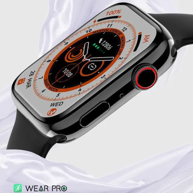 Alt view image 4 of 5 - Dt8max Bluetooth Calling Smart Watch 2.0 Hd Large Screen Body Temperature Monitoring Sport Step Counting Bracelet