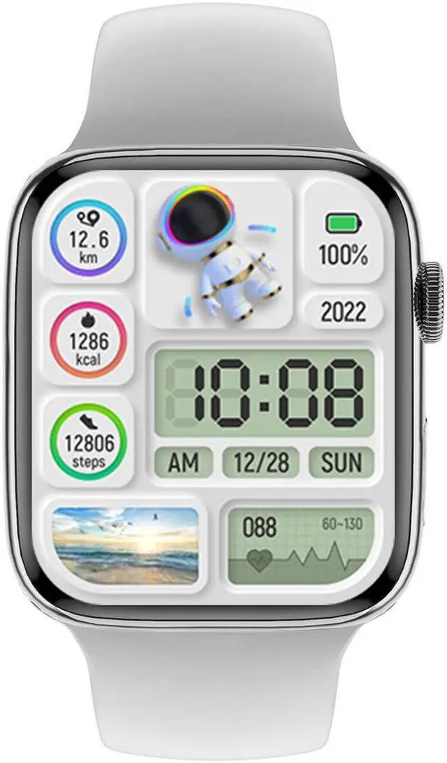 Alt view image 2 of 5 - Dt8max Bluetooth Calling Smart Watch 2.0 Hd Large Screen Body Temperature Monitoring Sport Step Counting Bracelet