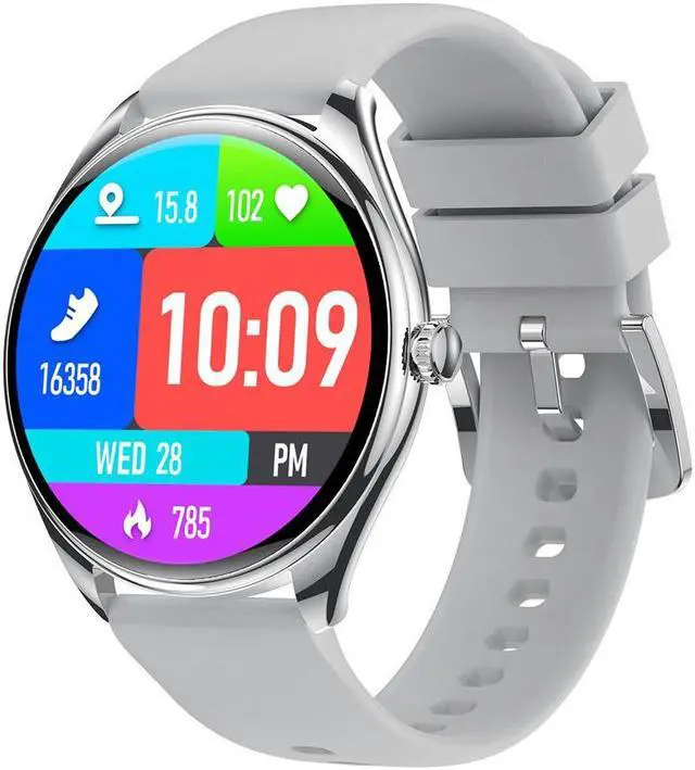 Alt view image 2 of 5 - Smart Watch Mt55 Bluetooth Calling 1.43-Inch Amoled Music Calendar Weather Watch Ring