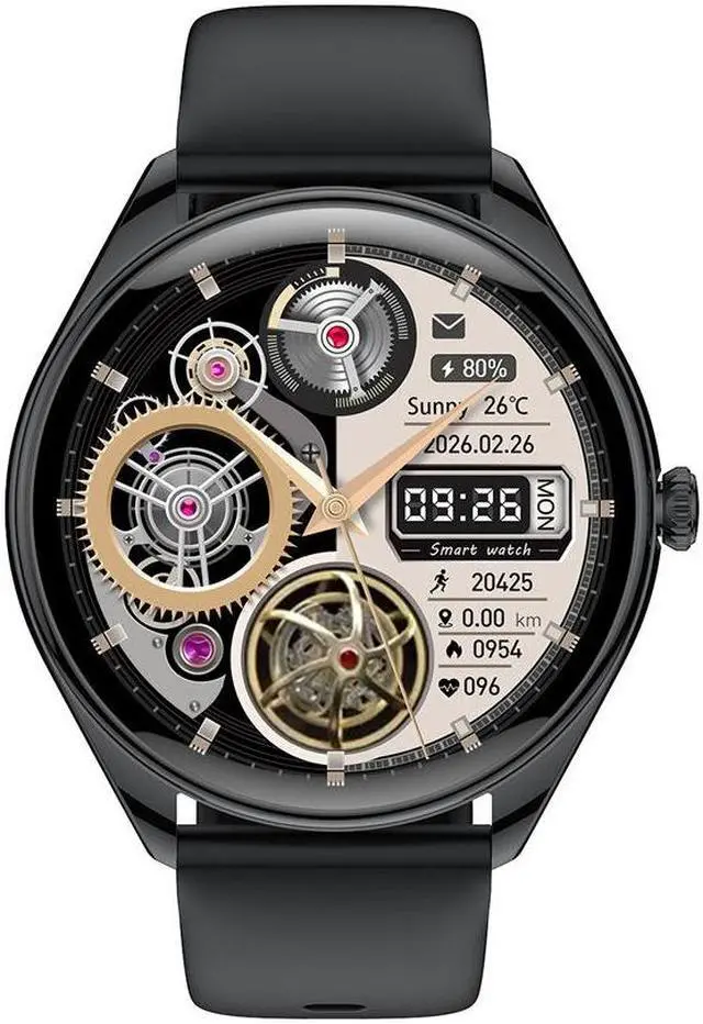 Alt view image 3 of 5 - Smart Watch Mt55 Bluetooth Calling 1.43-Inch Amoled Music Calendar Weather Watch Ring