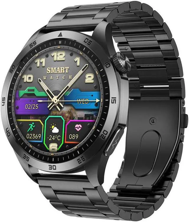 Alt view image 6 of 7 - Et482 Hd Bluetooth Non-Invasive Blood Glucose Heart Rate Blood Pressure Ecg Health Smart Watch