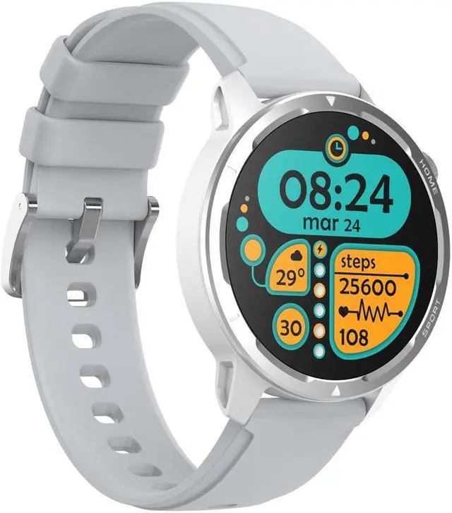 Alt view image 2 of 7 - Hd Bluetooth Round Screen Heart Rate Blood Sugar Sleep Real-Time Monitoring Message Reminder S52m Smart Watch