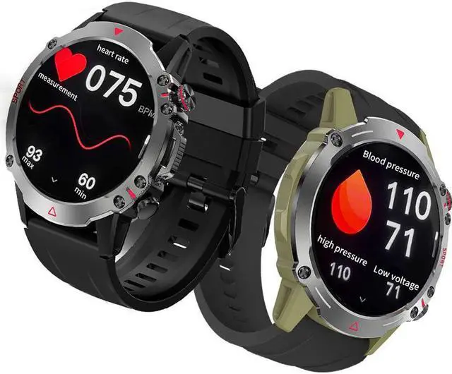 Alt view image 4 of 5 - S611 Smart Watch 1.53-Inch Round Screen Female Assistant Monitoring Hand Lifting Wake-Up Offline Payment