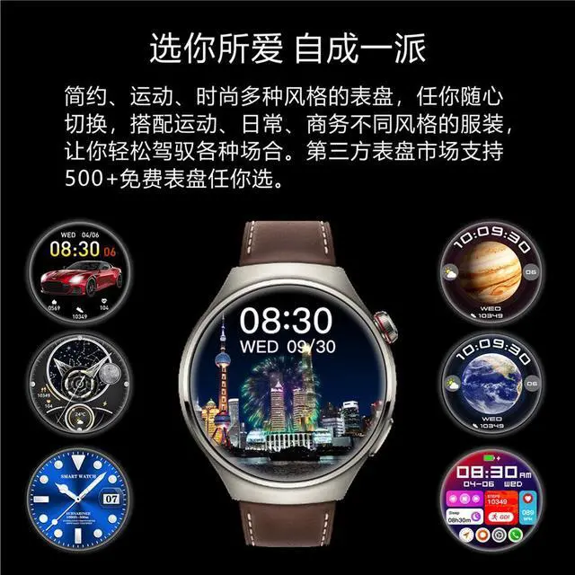 Alt view image 2 of 5 - G7 Max Smart Watch 1.53 Round Screen Nfc Access Control Heart Rate Bluetooth Calling Sports Watch