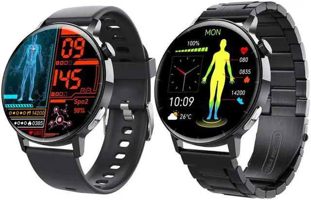 Alt view image 5 of 5 - F67pro Non-Invasive Blood Glucose Smart Watch Ecg Measurement Heart Rate Blood Pressure Uric Acid Monitoring Sports Bracelet