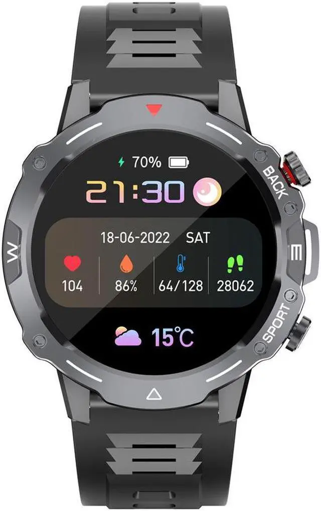 Alt view image 5 of 7 - G102 Smart Watch Bluetooth Calling Heart Rate Blood Pressure Monitoring Small Game Sports Watch